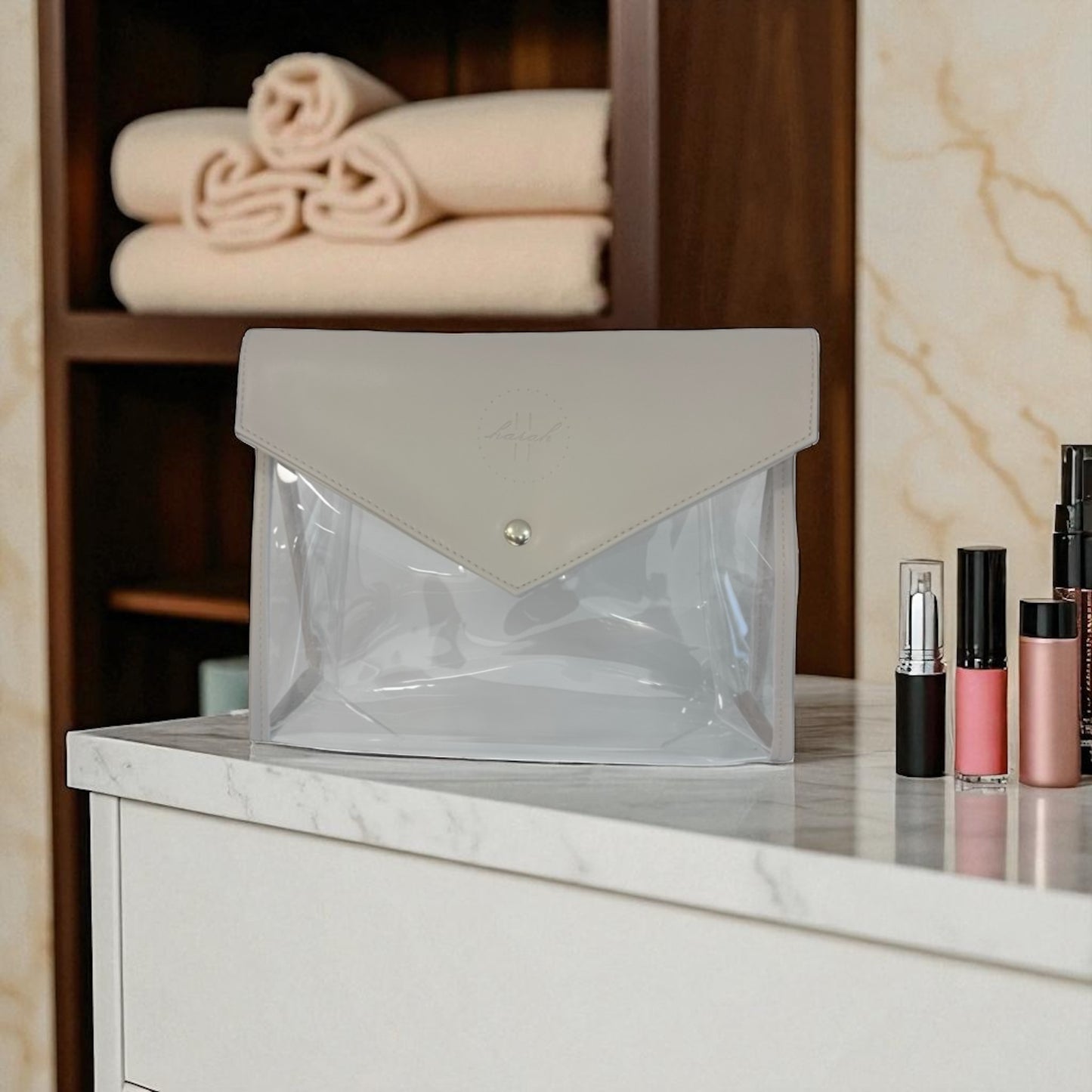 Harah Beauty Home kombinert toiletbag & clutch