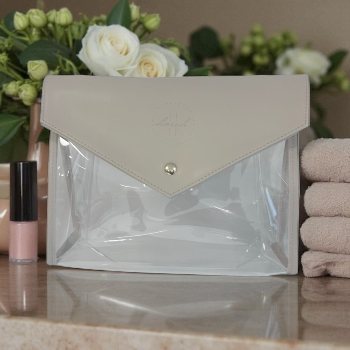 Harah Beauty Home kombinert toiletbag & clutch