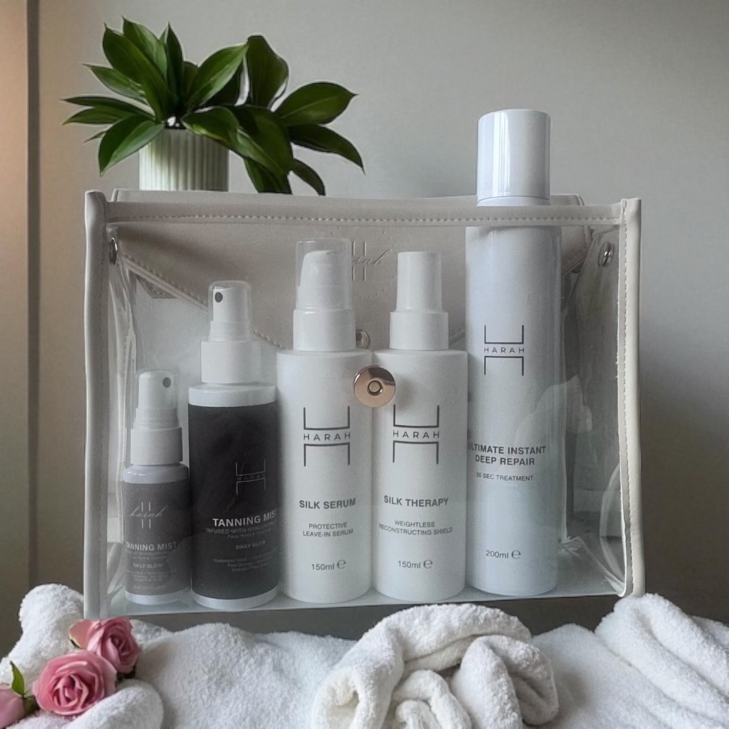 Harah Beauty Home kombinert toiletbag & clutch